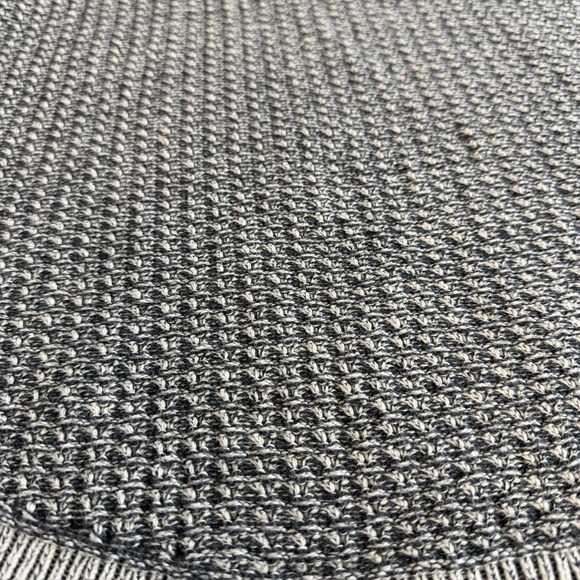 Jeanne Pierre Textured Knit Sweater Black Cream Size L3 - Picture 4 of 7